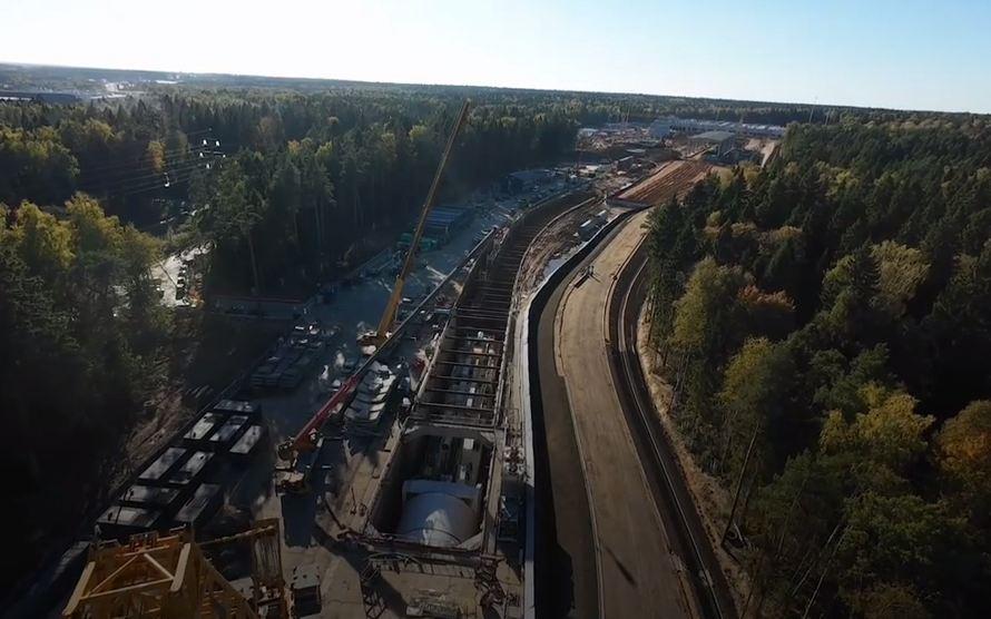 Строительство Рублёво-Архангельской ветки метрополитена в Москве