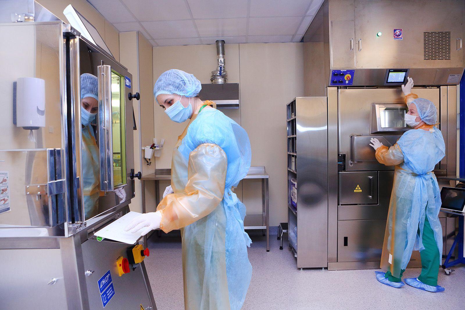 Техника в ГКБ имени Сергея Юдина