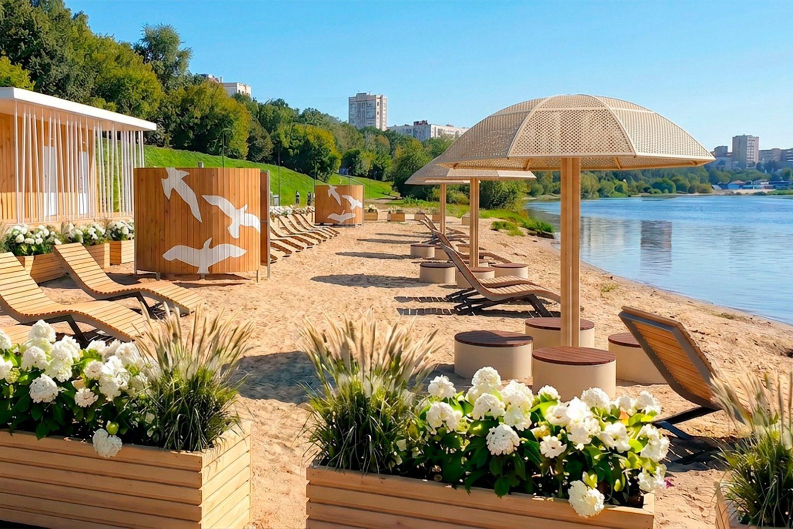 Москва каждый год расширяет число зон отдыха у воды и развивает пляжные виды спорта