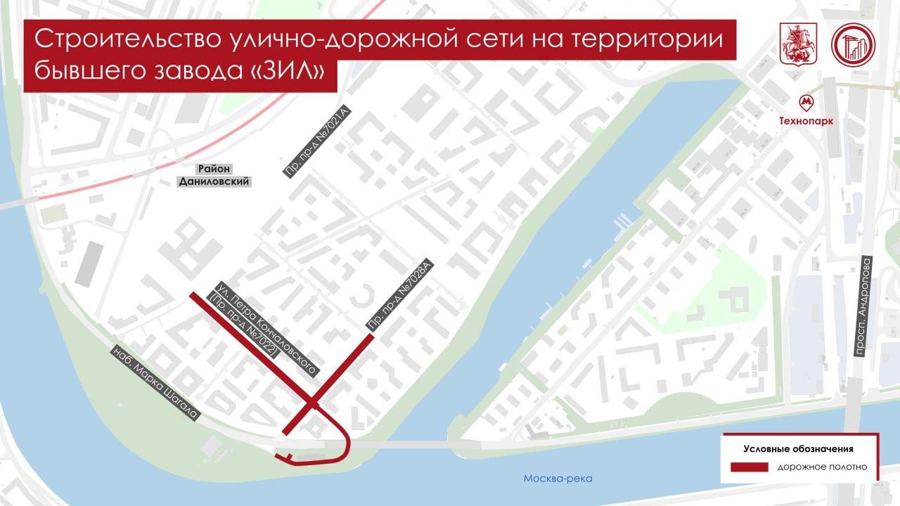 Развитие улично-дорожной сети на территории бывшего завола ЗИЛ Развитие улично-дорожной сети на территории бывшего завола ЗИЛ