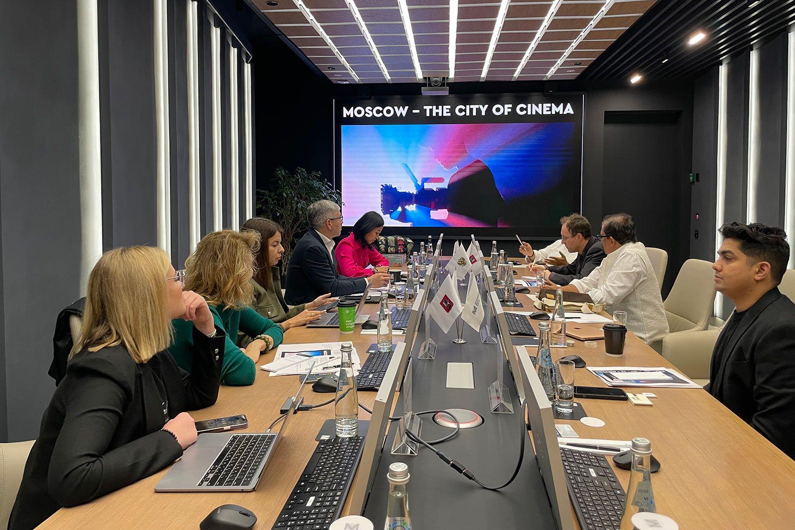 Индийские кинематографисты в Москве