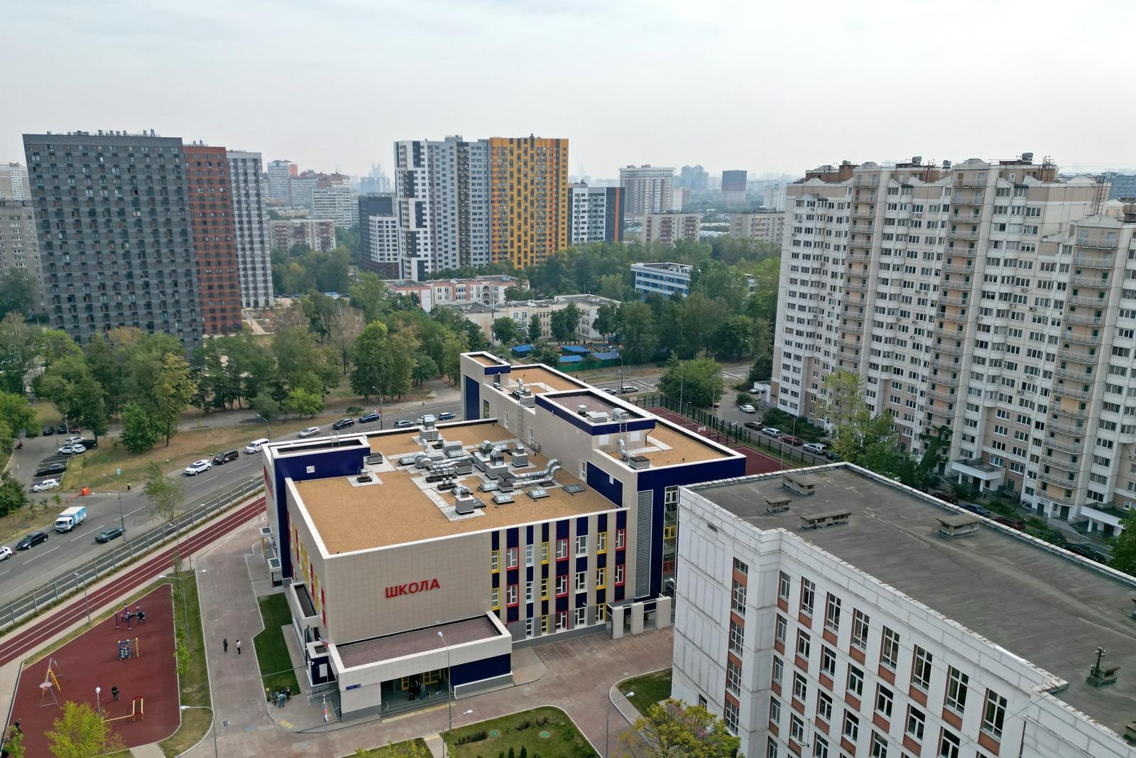 Четырехэтажное здание возвели в районе Бескудниковский