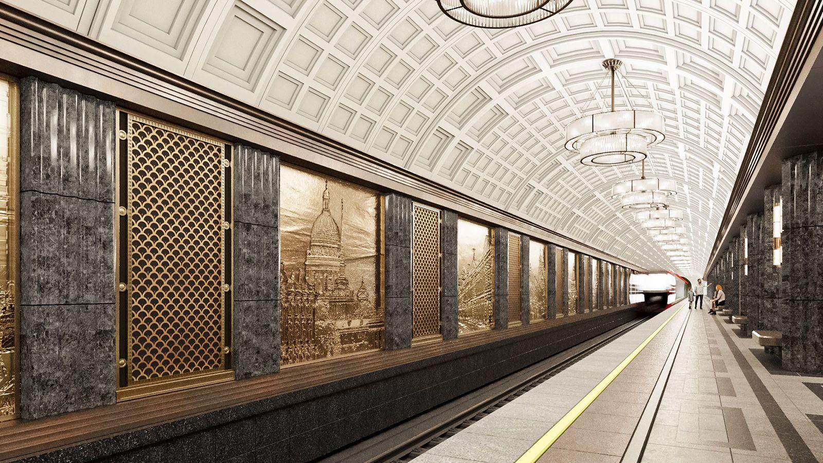 Проект станции "Достоевская" Кольцевой линии