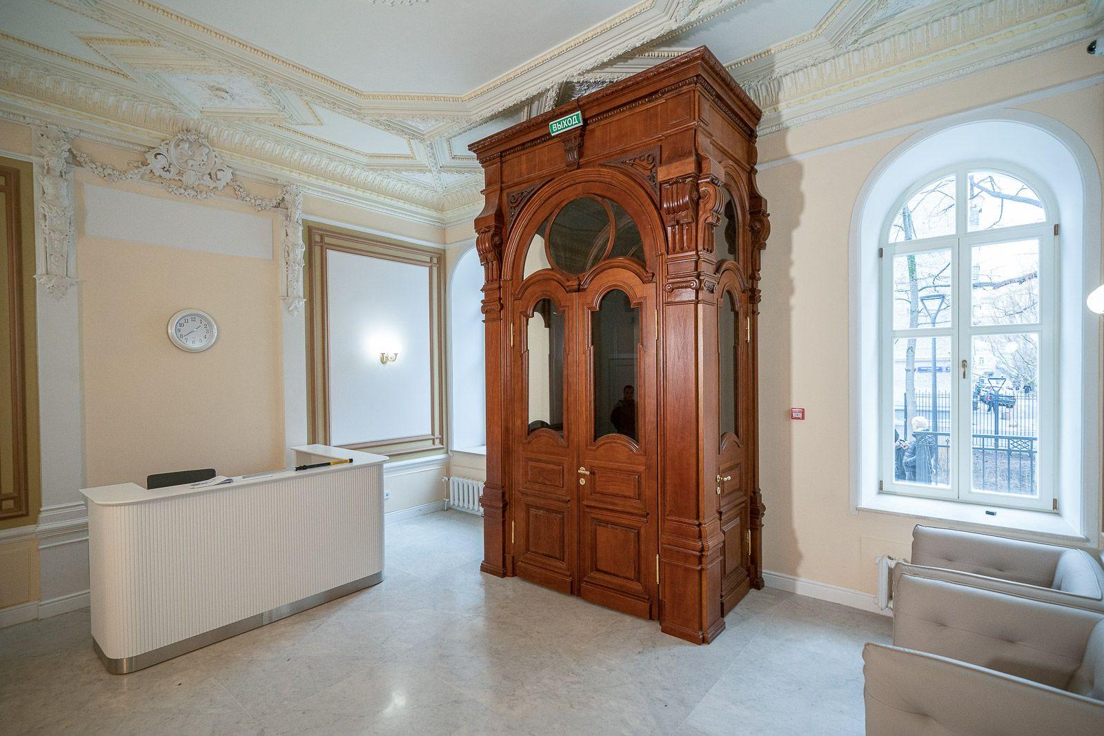 Восстановленные интерьеры особняка Хлудовых в Хомутовском тупике