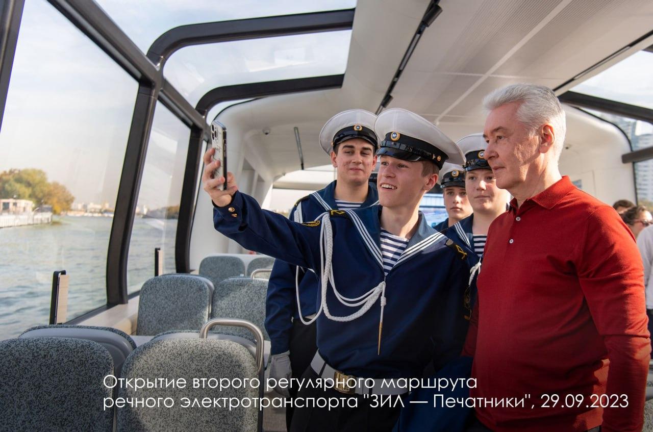 Первые два регулярных маршрута речного транспорта в Москве запустили в 2023 году
