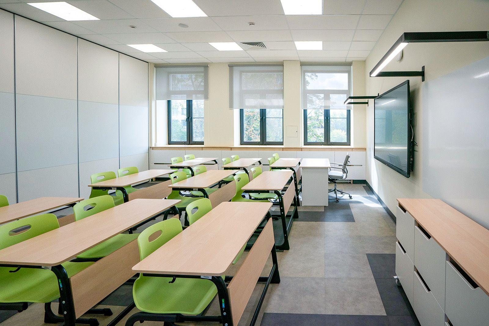 Кабинеты школы №1501 после реконструкции
