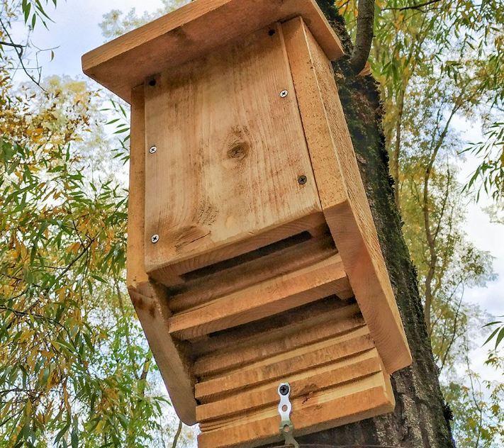 Искусственный домик для летучих мышей в парке "Лосиный остров" Искусственный домик для летучих мышей в парке "Лосиный остров"