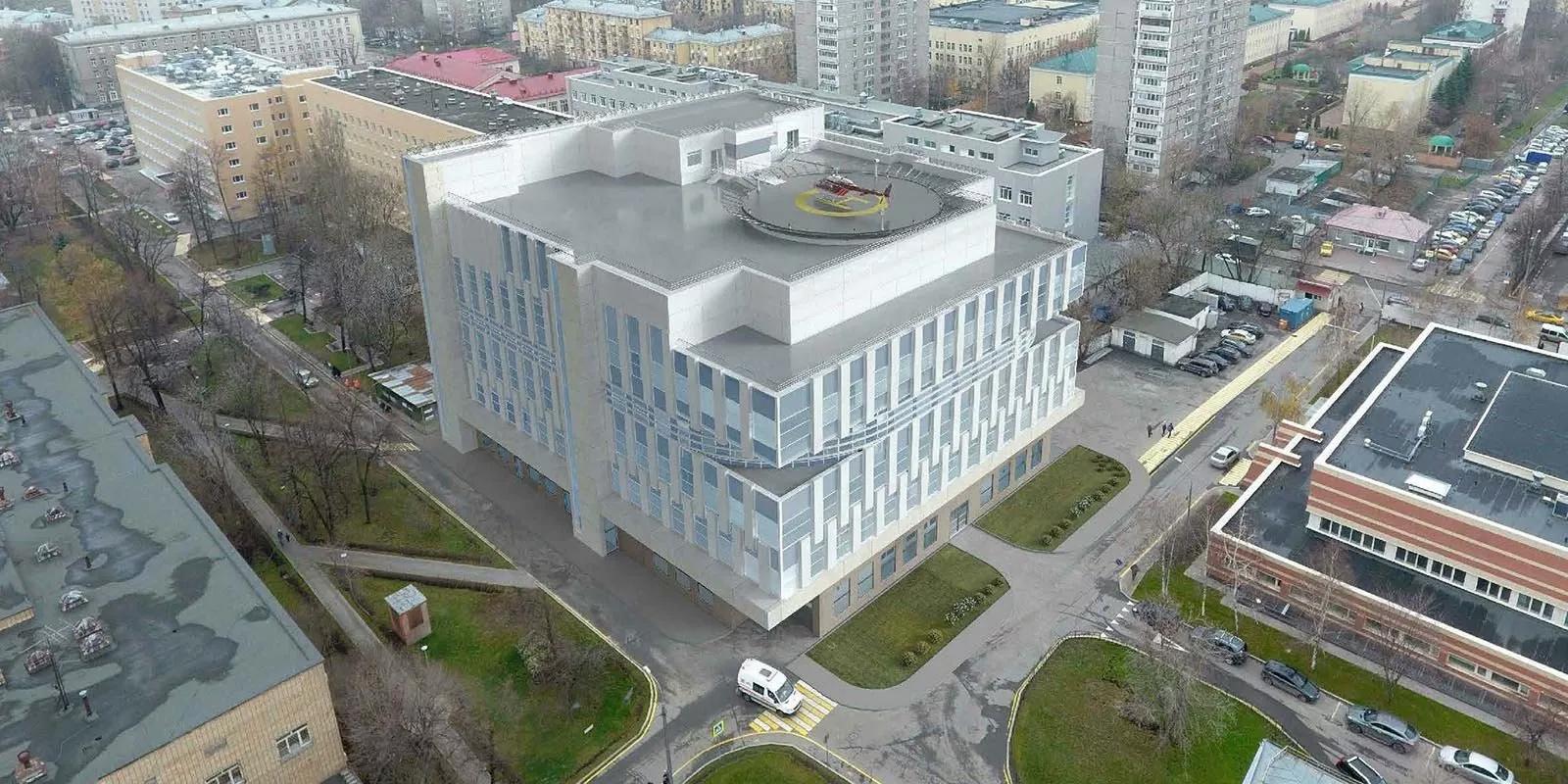 Флагманский центр Боткинской больницы оснастят вертолетной площадкой для особо экстренных случаев