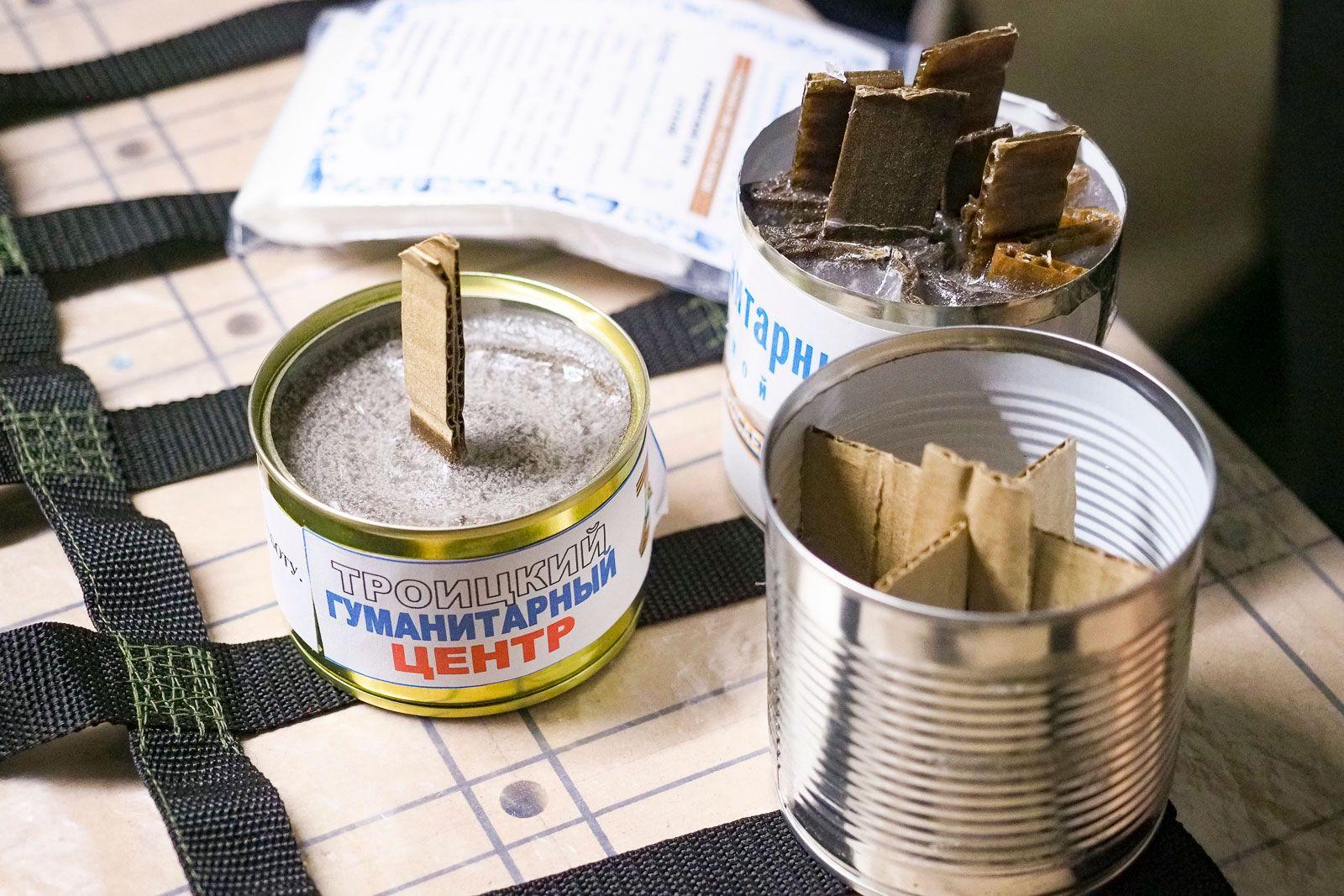 Окопные свечи, изготовленные в Троицке