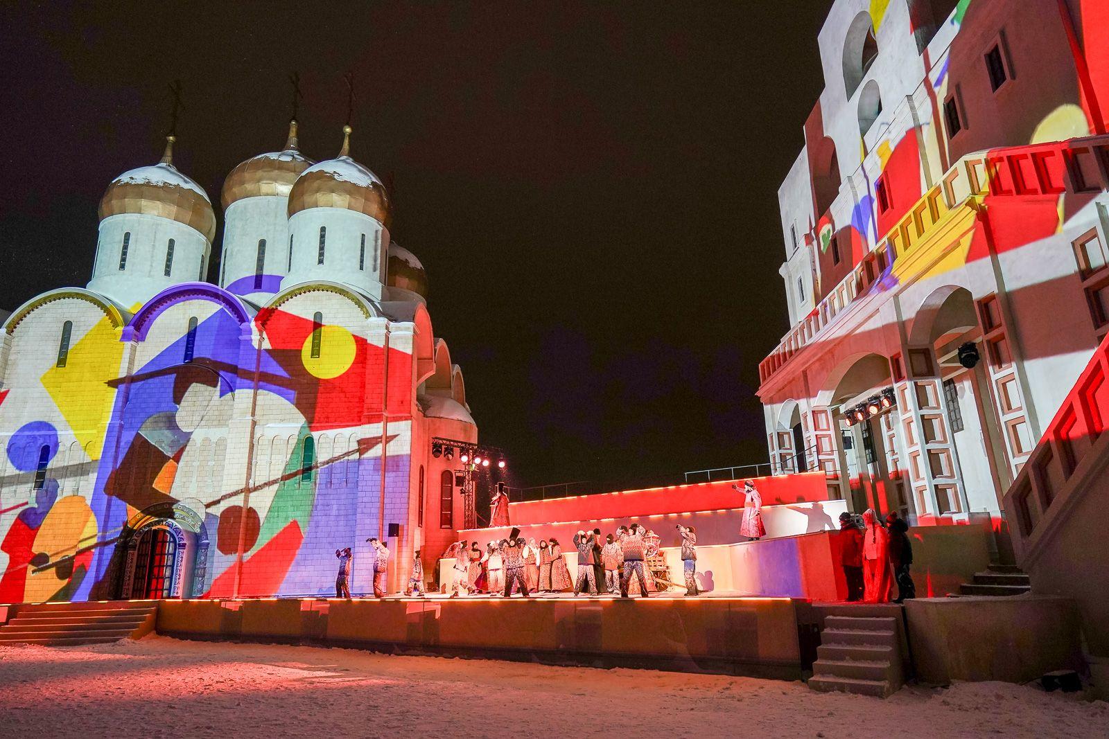 Декорации кинопарка "Москино"