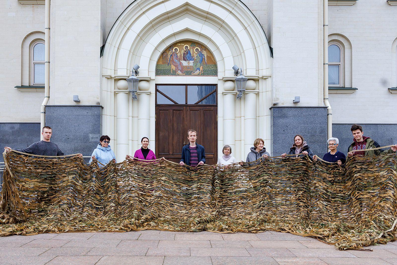 Волонтёры организации "Под защитой" (Раменки)