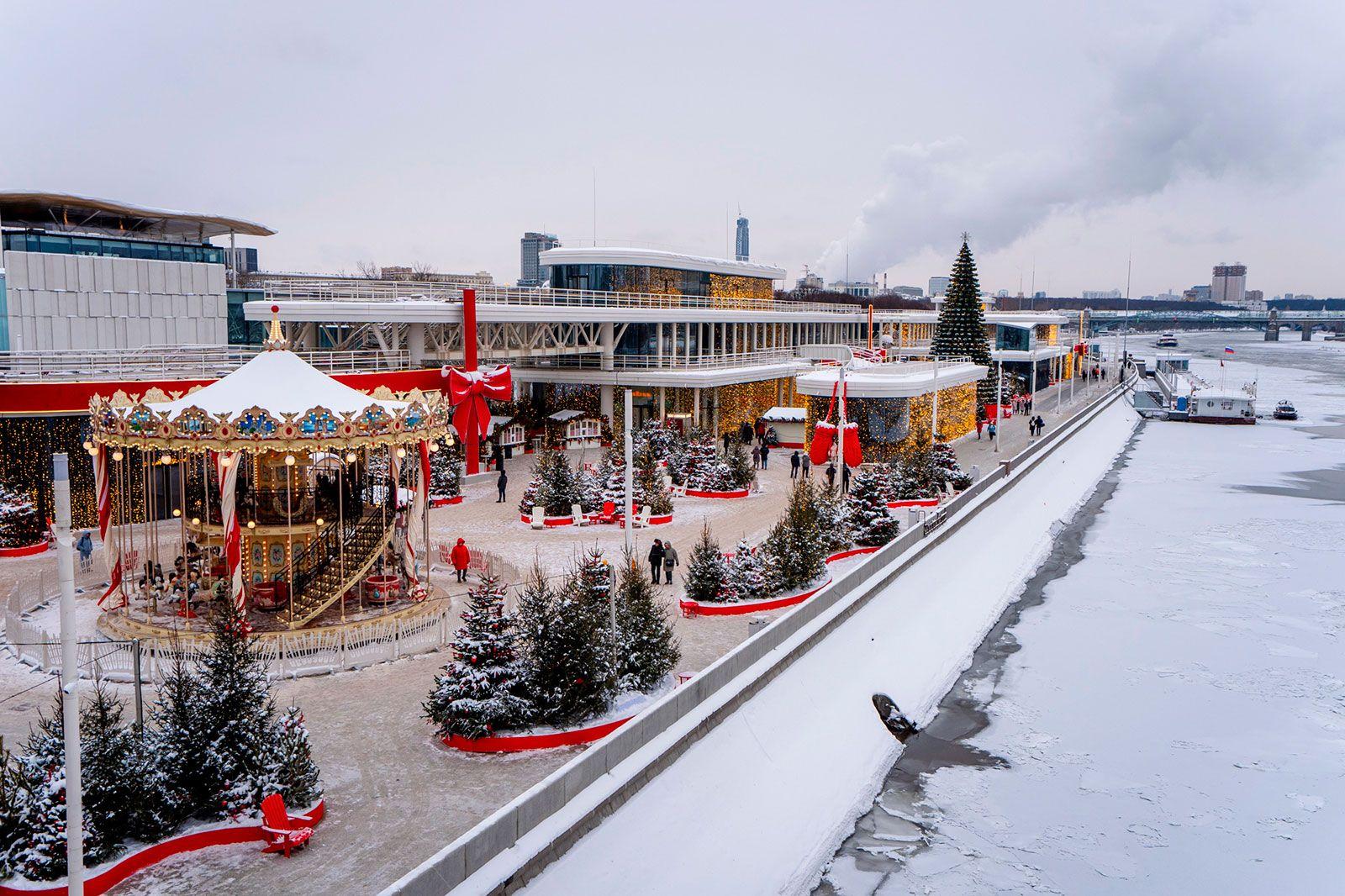 Набережные Москвы-реки популярны во все времена года