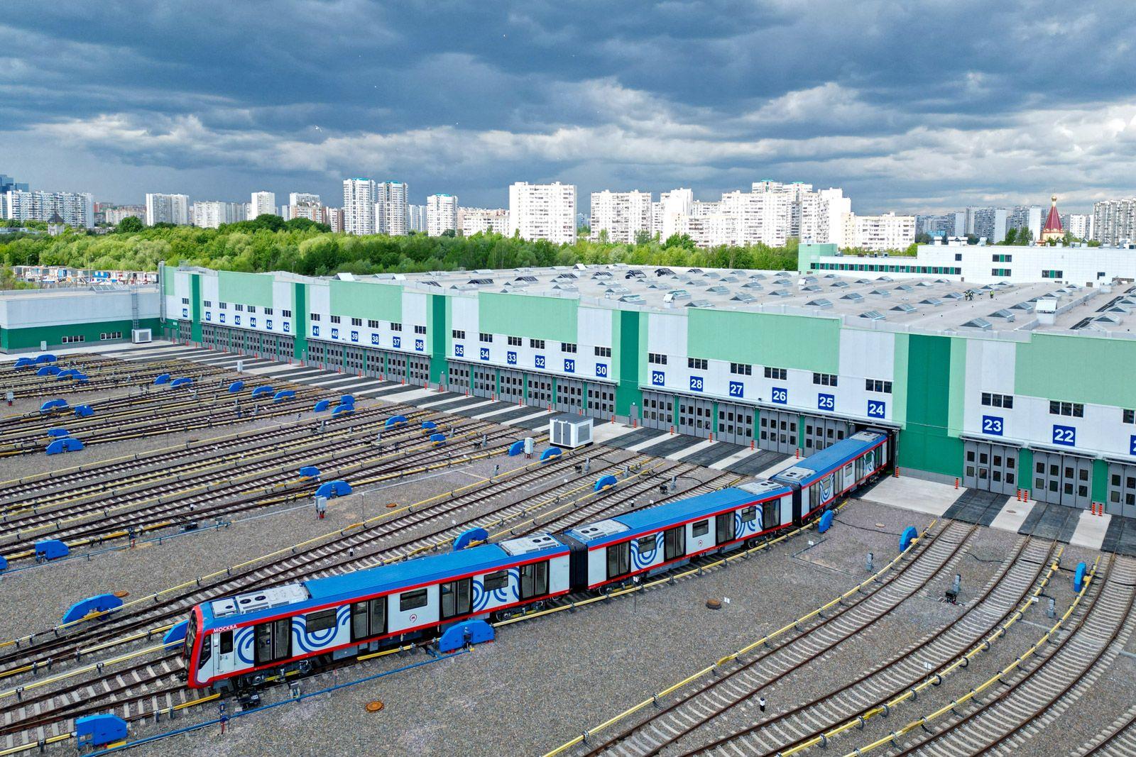 В 2025 году в Москве открыли два новых электродепо для поездов метро