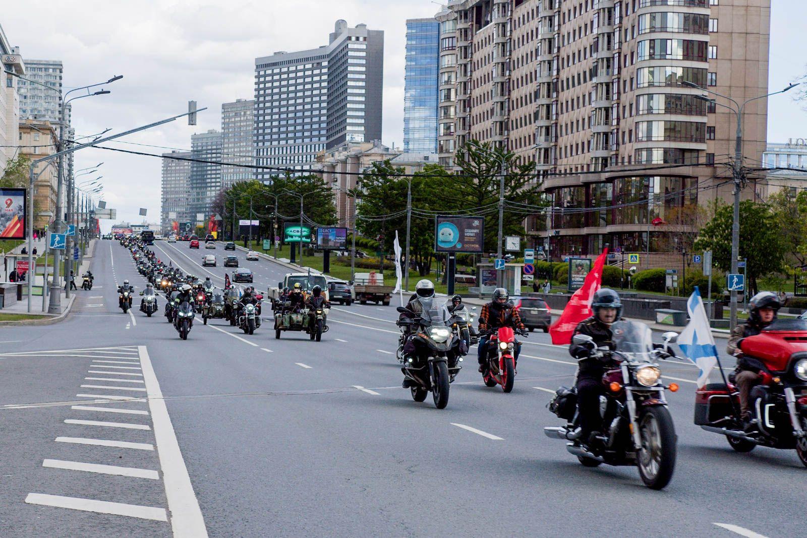 В программу фестиваля "Московская весна Победы" входит мотопробег