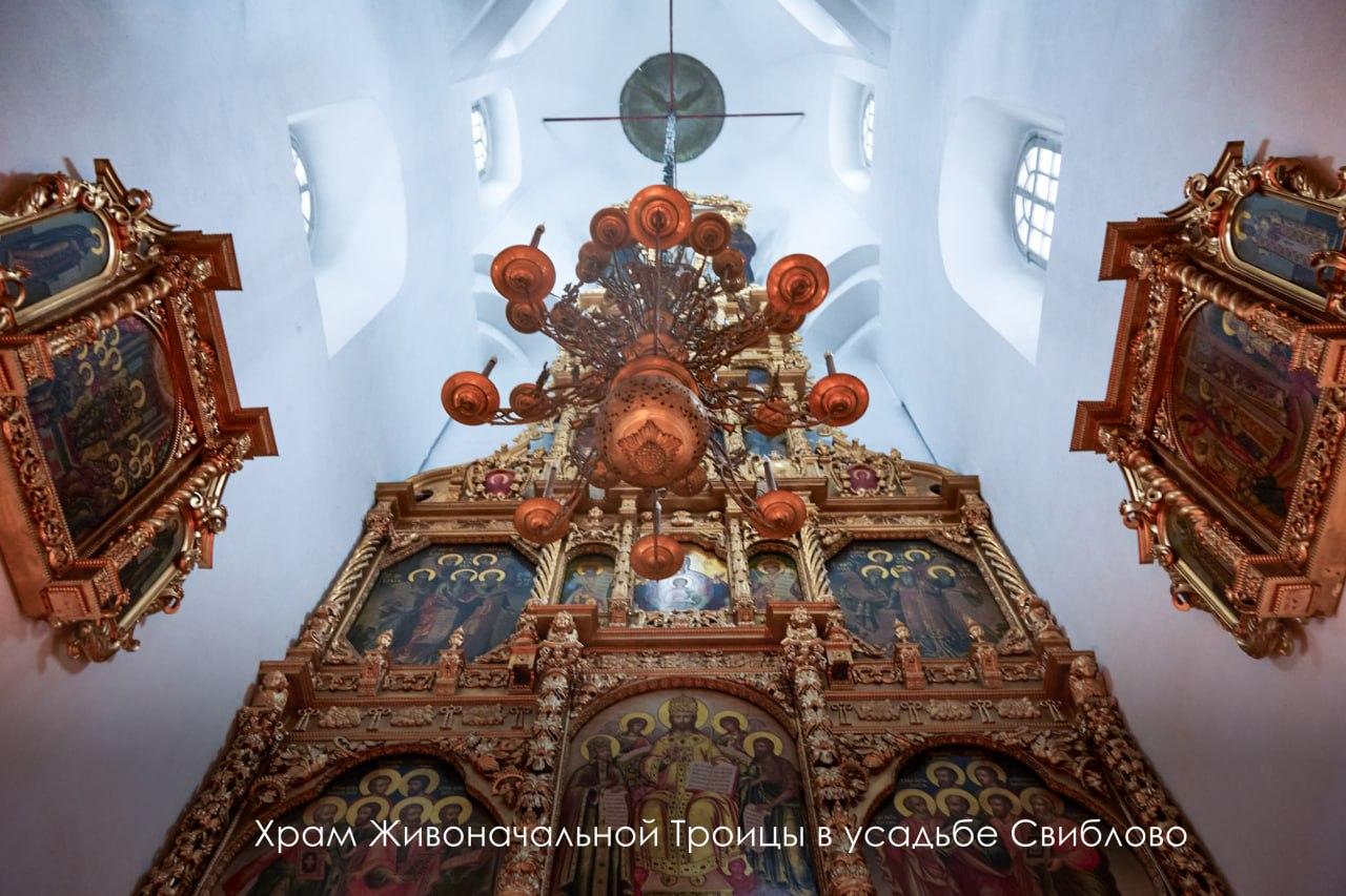 Отреставрированные интерьеры храма в Свиблово