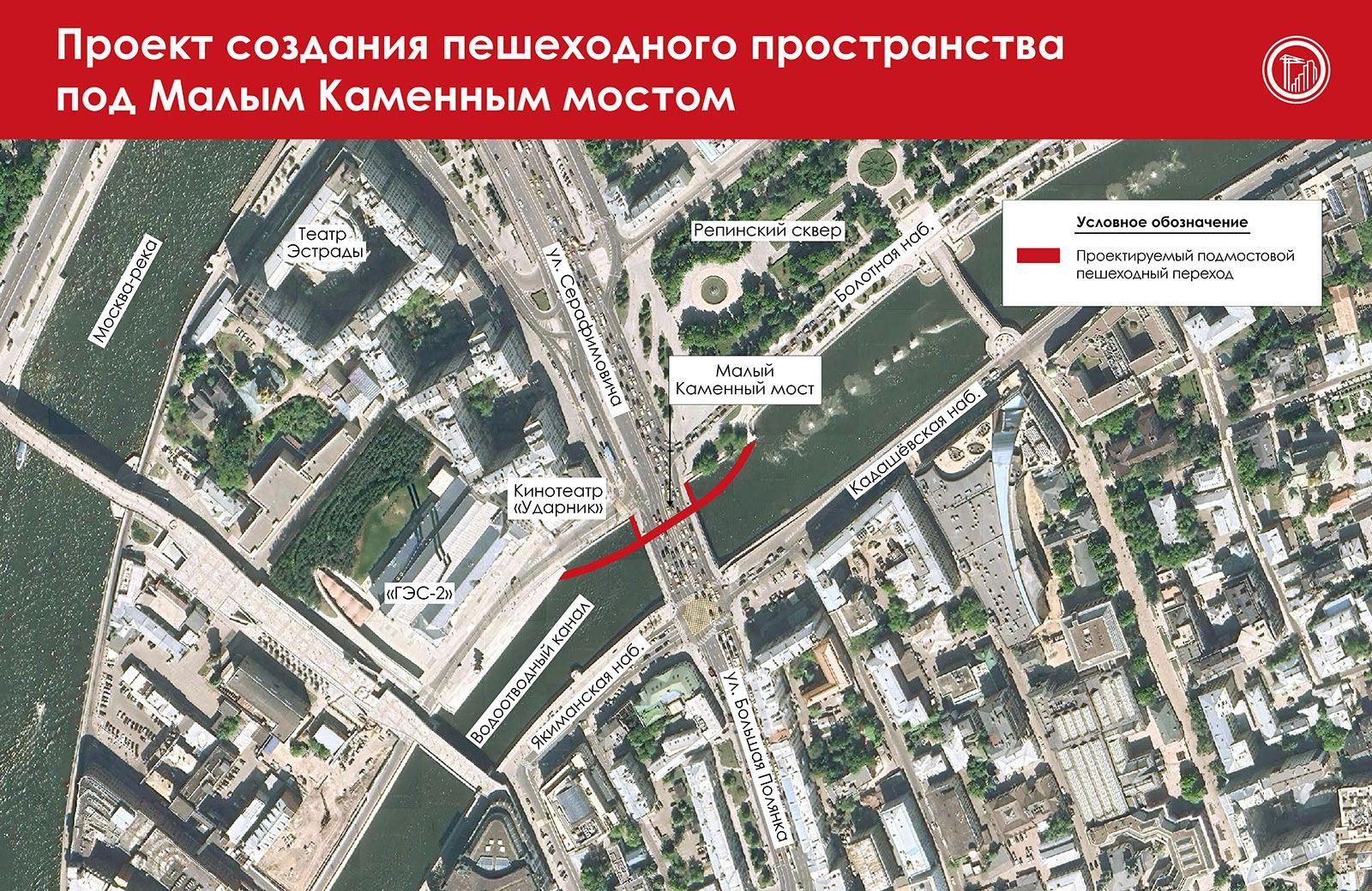 Проект нового моста на острове Балчуг Проект нового моста на острове Балчуг