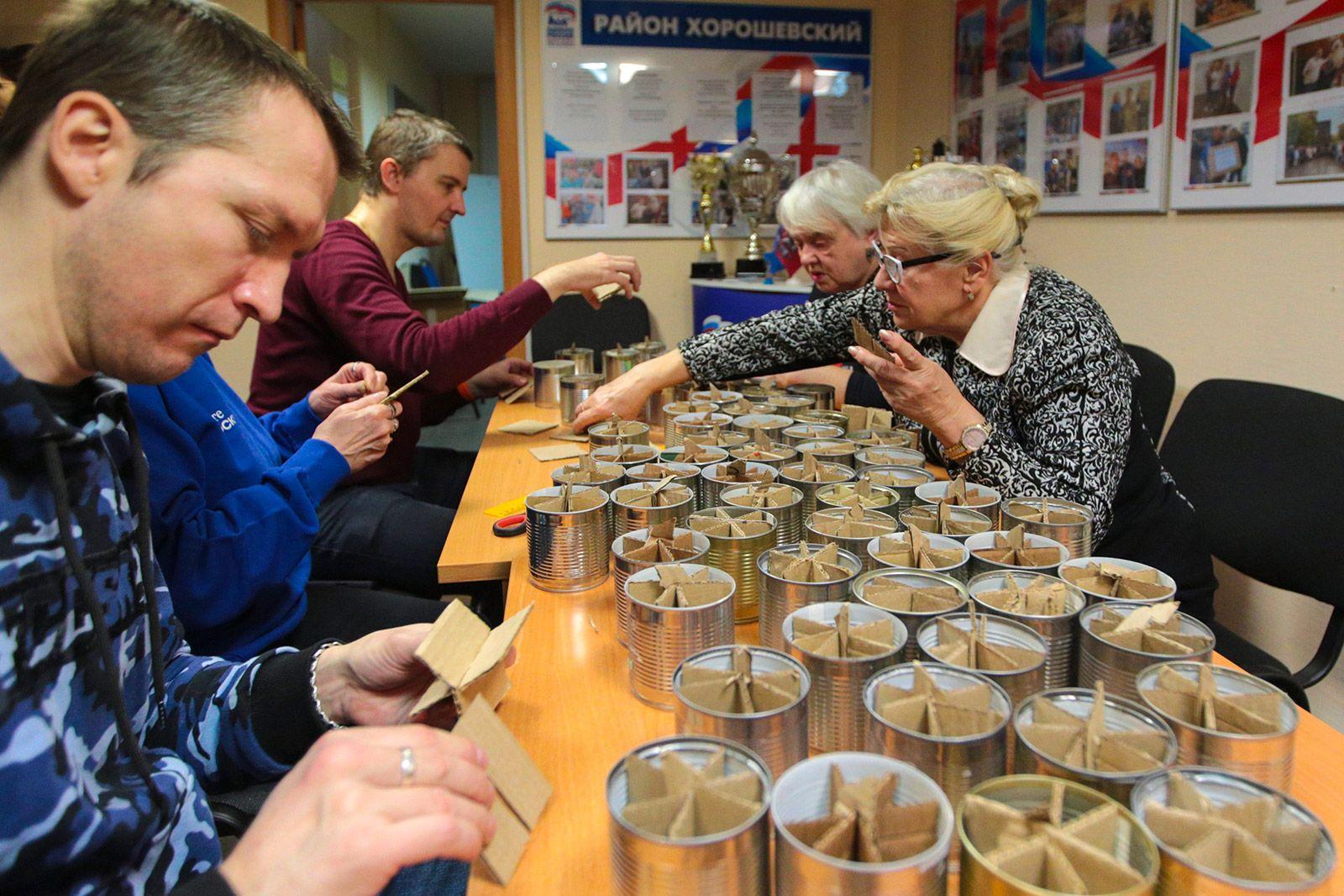 Производство окопных свечей