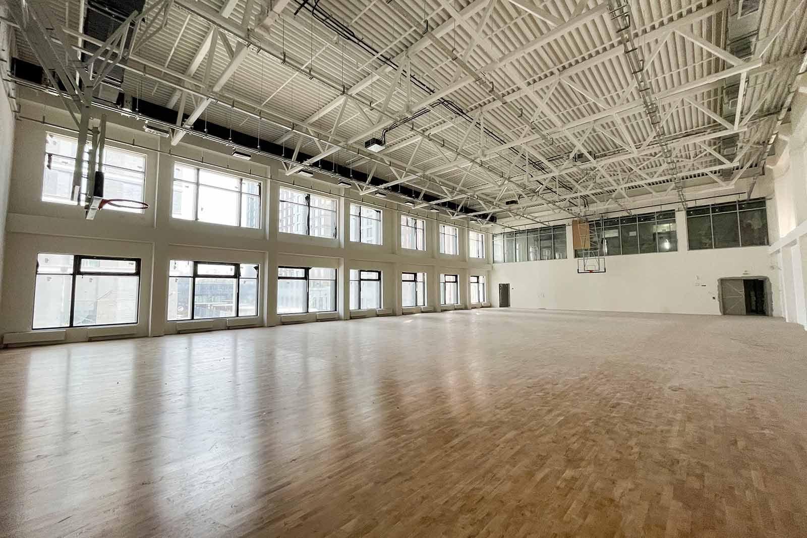 Спортзал в новом корпусе Курчатовской школы