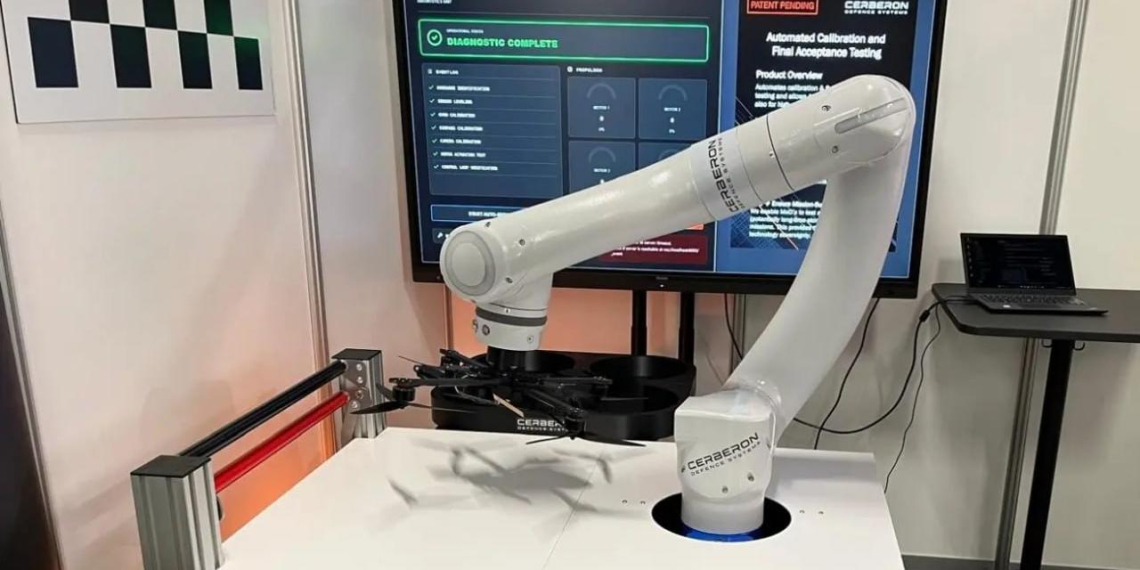 Немецкая компания Cerberon придумала робота для тестирования БПЛА