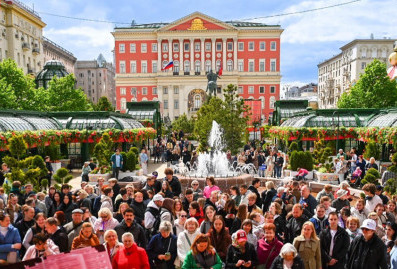 Мэр Москвы поздравил жителей столицы с Первомаем