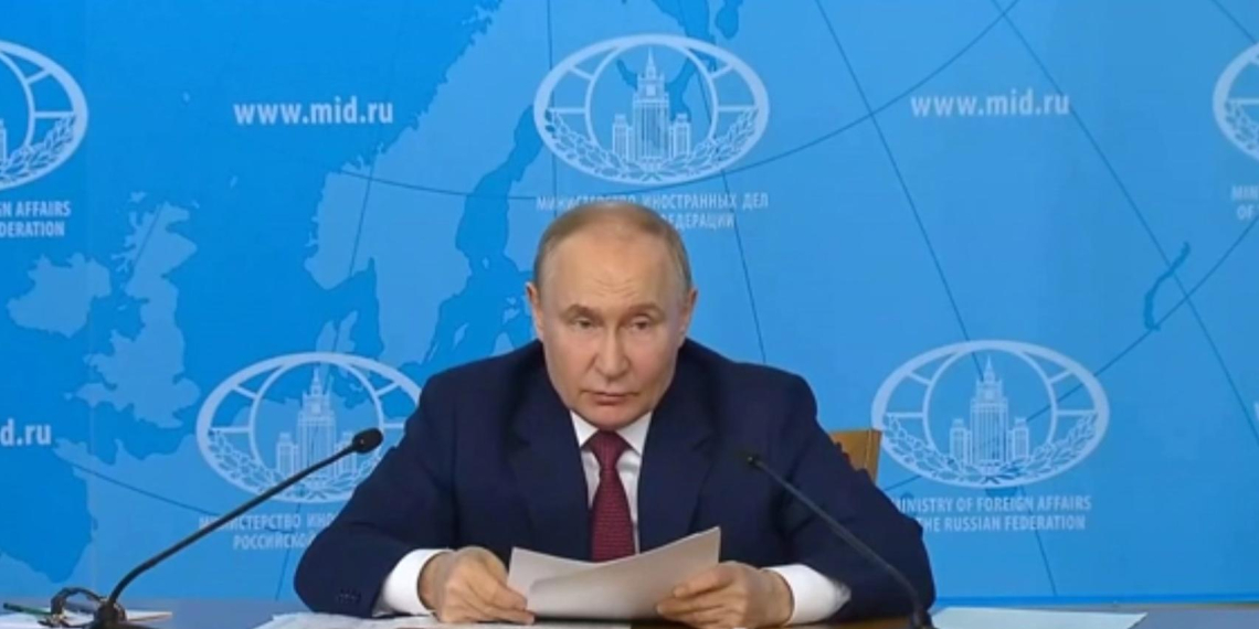 Путин выдвинул требования Украине для прекращения огня и начала переговоров