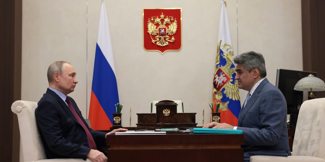 Владимир Путин провел рабочую встречу с лидером партии "Новые люди" Алексеем Нечаевым 
