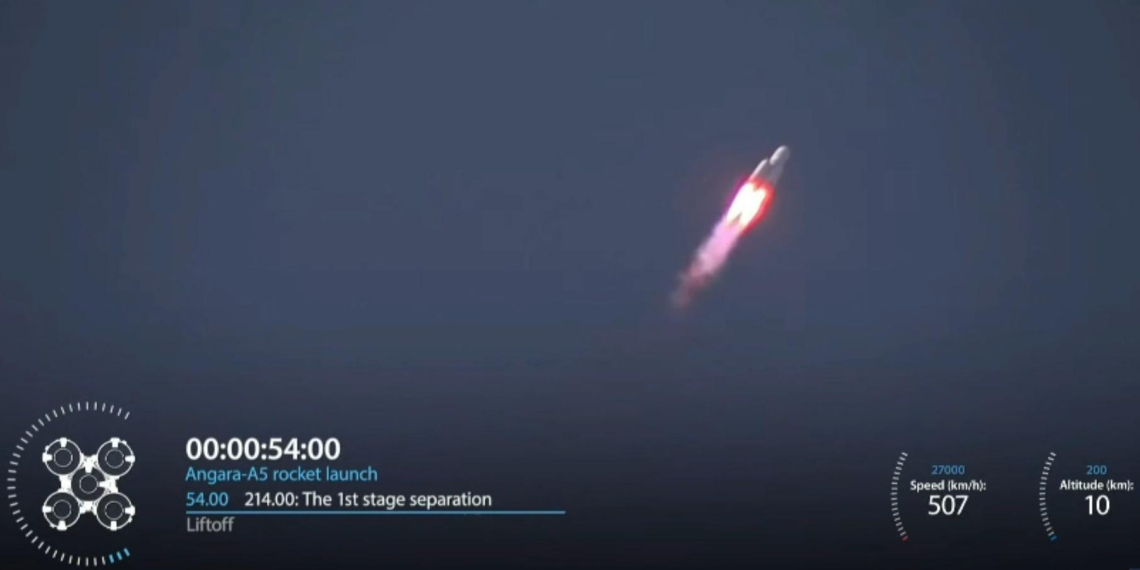 Тяжелую ракету "Ангара-А5" успешно запустили с Восточного с третьей попытки