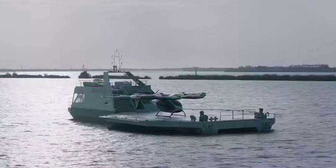 AutoFlight представила Vertiport – первый в мире авианосец для беспилотного такси