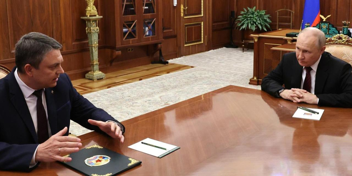 Владимир Путин встретился с главой ЛНР Леонидом Пасечником