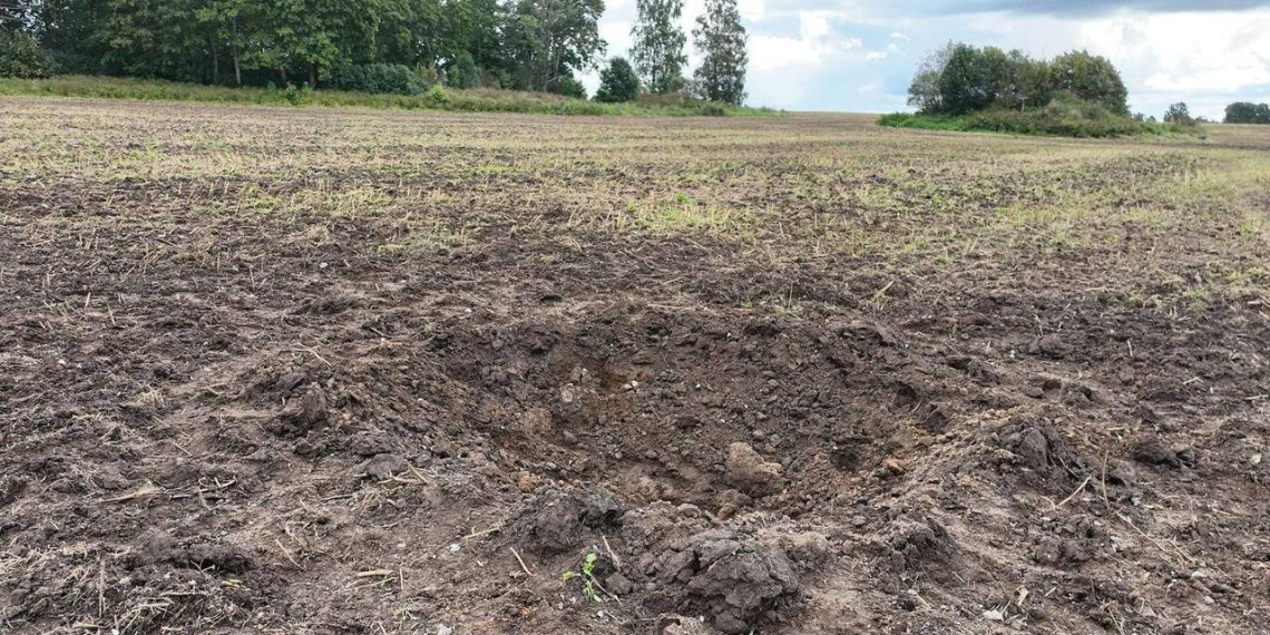 В Эстонии упал украинский беспилотник