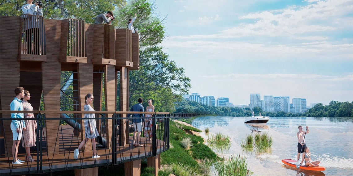 Собянин: московские набережные вновь становятся центрами городской жизни