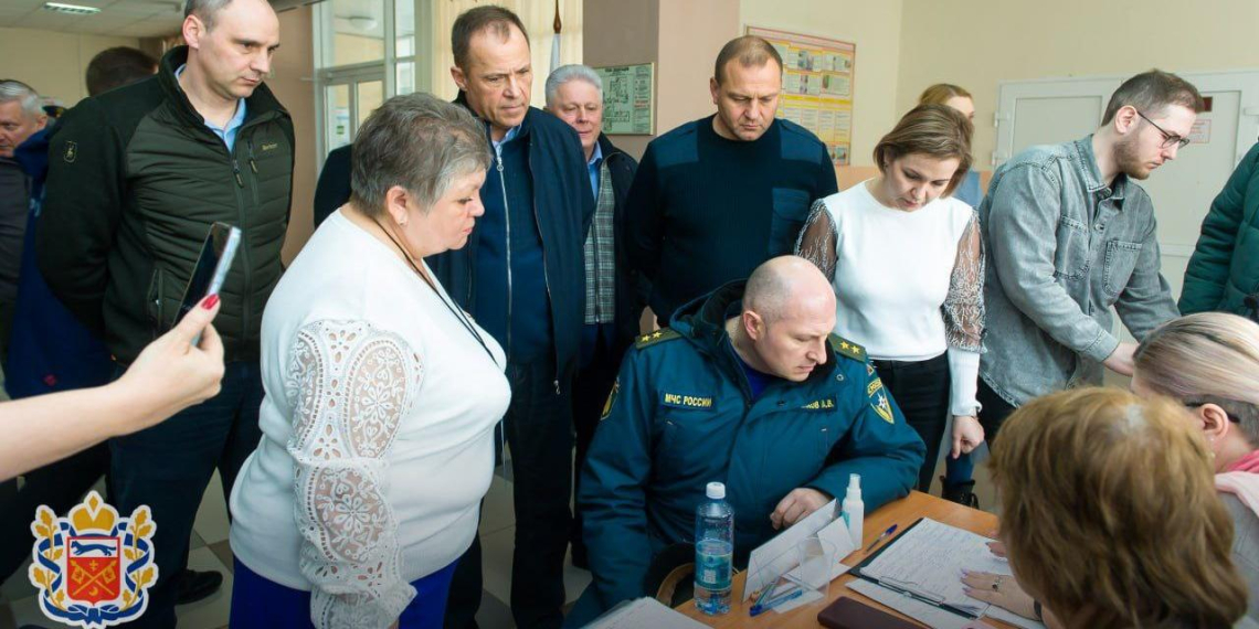 Александр Куренков посетил один из пунктов временного размещения в Оренбурге 