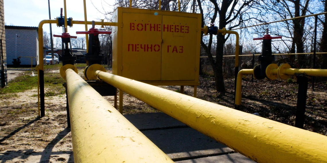 Украина остановила закачку газа в хранилища