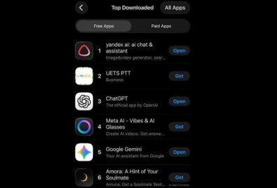 ИИ-приложение от "Яндекса" возглавило рейтинг App Store в Турции