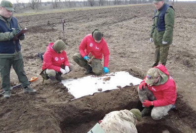 В Запорожской области спустя 80 лет опознали останки погибшего красноармейца