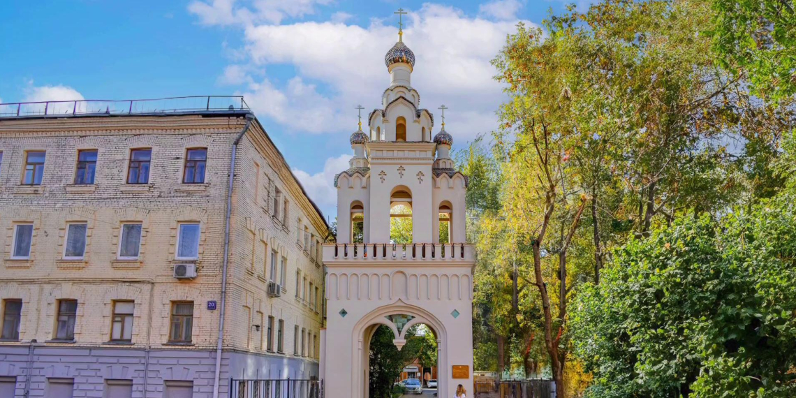 В Москве отреставрировали колокольню храма святой великомученицы Екатерины