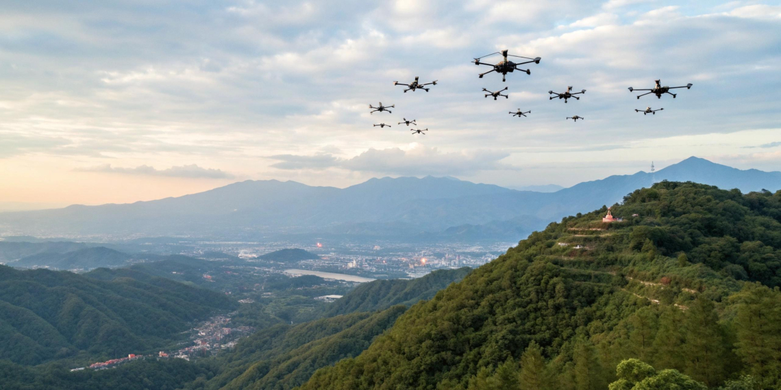 В Китае изучили возможность "выключения" Starlink над Тайванем роем дронов