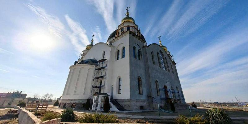 В Энергодаре завершается восстановление исторического Свято-Богоявленского храма 