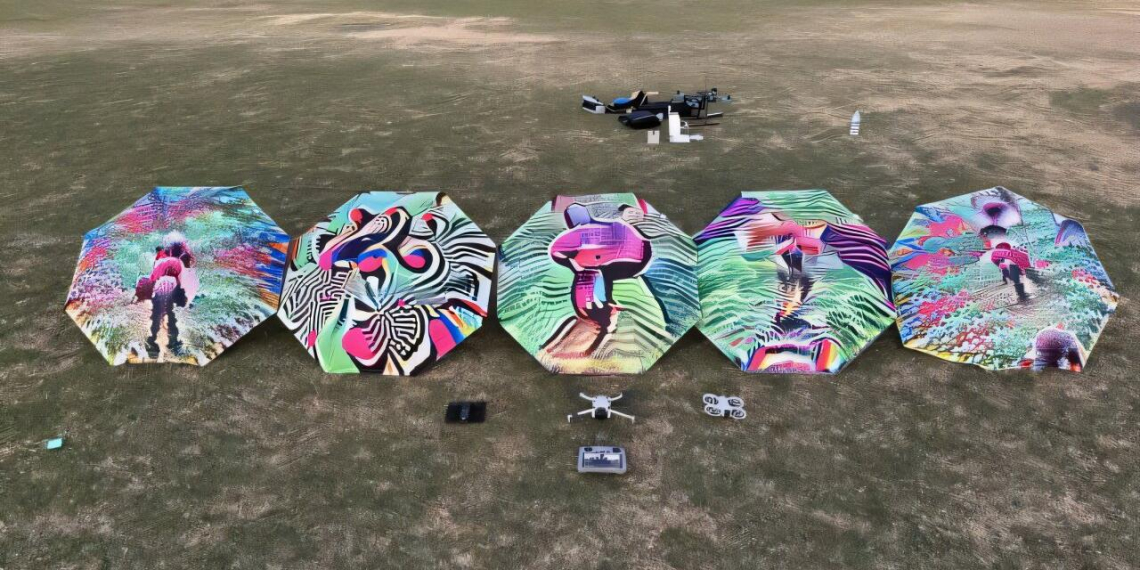 В США научились заманивать дроны в ловушку с помощью зонтов