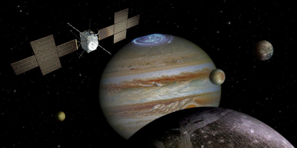 Межпланетная станция JUICE вылетит искать жизнь на спутниках Юпитера