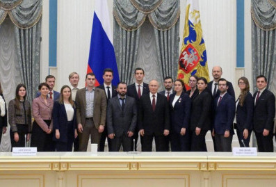 Путин встретился с участниками V Конгресса молодых учёных в Кремле