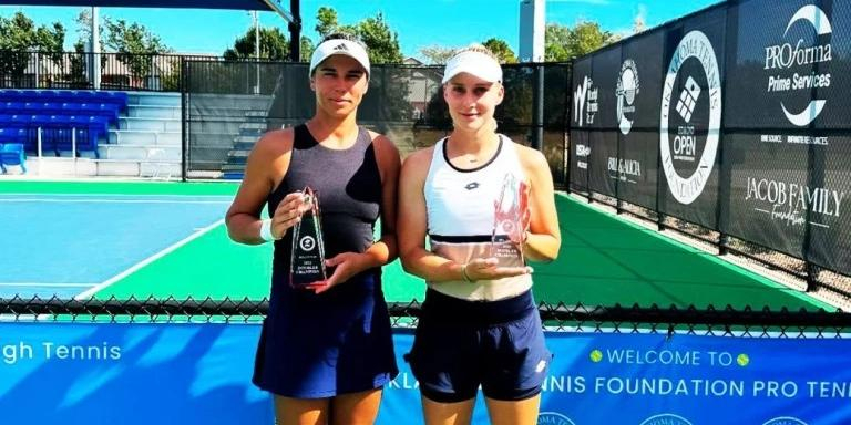 Российская теннисистка в паре с украинкой выиграла турнир в США