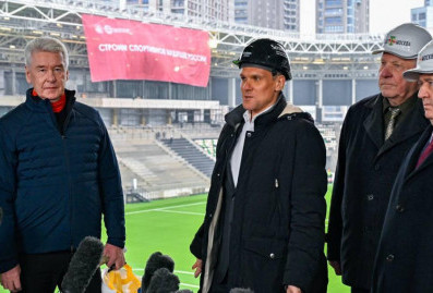 Собянин: реконструкция стадиона %22Торпедо%22 выходит на финишную прямую