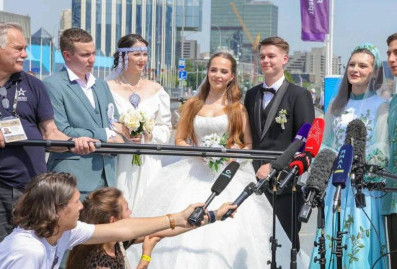 II Всероссийский свадебный фестиваль объединил влюбленные сердца