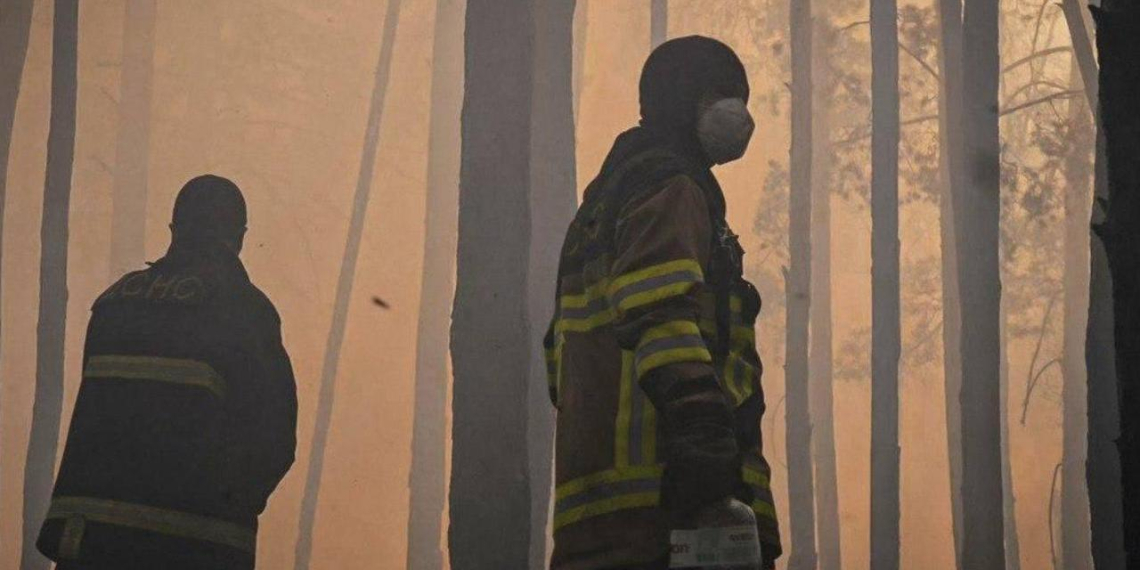 Пожар в чернобыльской зоне отчуждения распространился на площади более тысяче гектаров