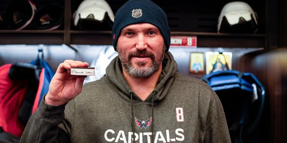 Овечкин вторым в истории забросил 1000 шайб в НХЛ