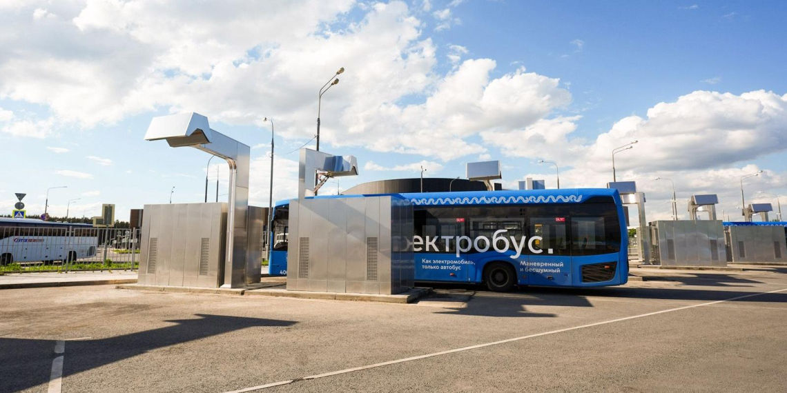 В Новой Москве подключили 20 ультрабыстрых зарядных станций для электробусов