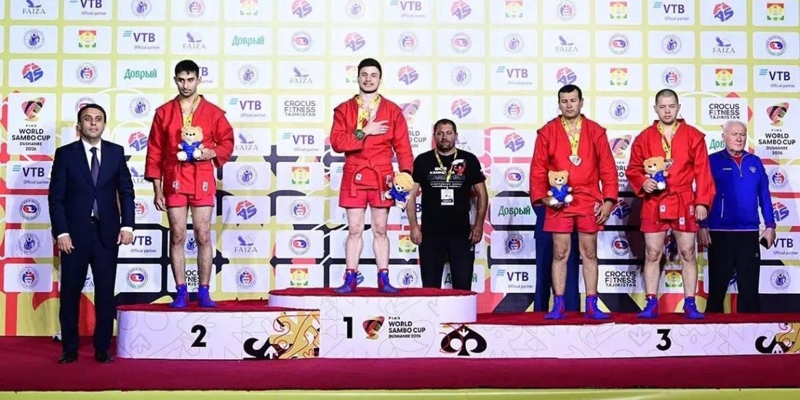 Российская сборная завоевала шесть медалей на Кубке мира по самбо спорта слепых 