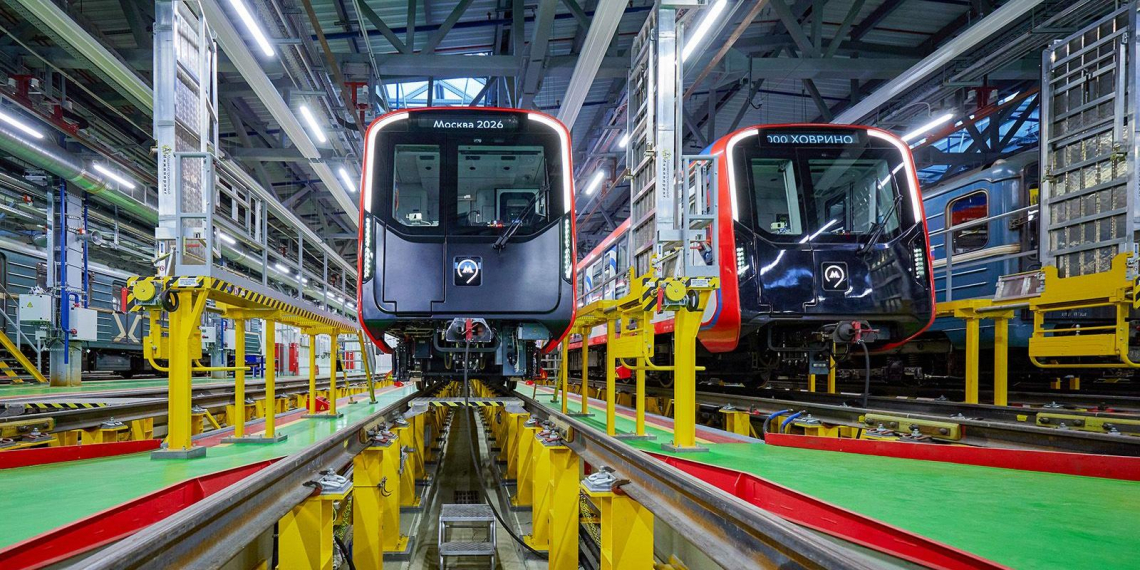 24 вагона новейшей серии "Москва-2026" проходят обкатку на Замоскворецкой линии метро
