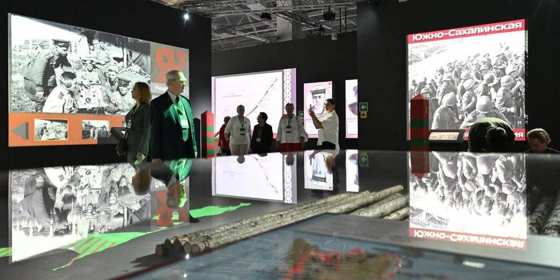 На Сахалине открылась главная российская выставка о победе над Японией